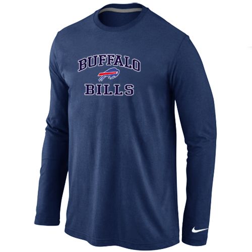 Nike Buffalo Bills Heart & Soul Long Sleeve NFL T-Shirt - Dark Blue